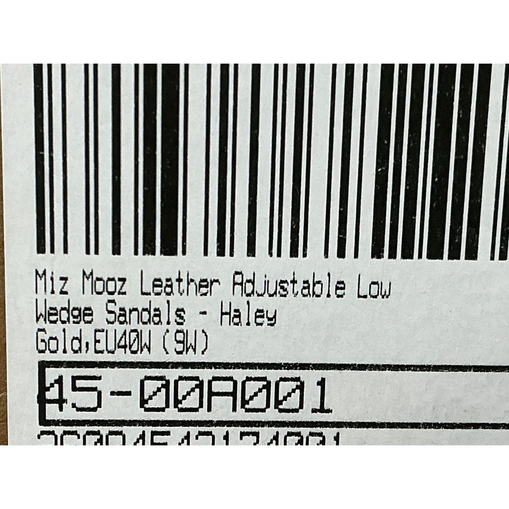 Miz Mooz Haley Wedge Sandals Womens 9 Silver Metallic Leather